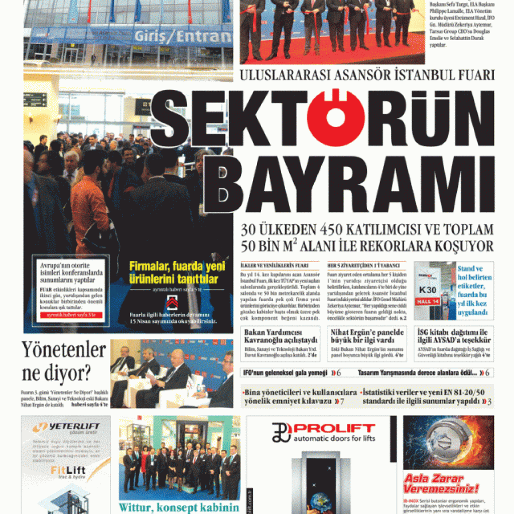 SEKTÖRÜN BAYRAMINI FUARDA KUTLADIK...