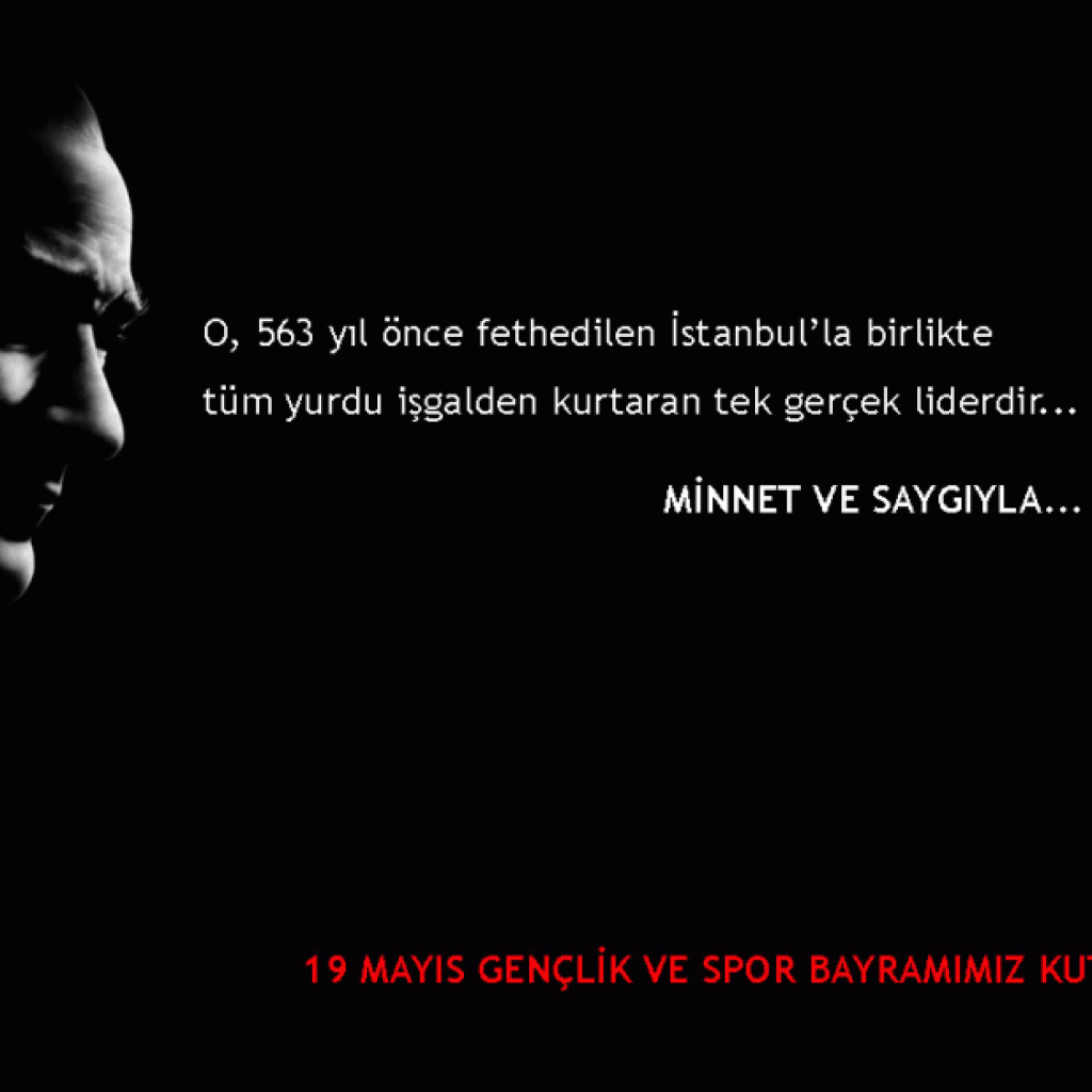 19 MAYIS GENÇLİK VE SPOR BAYRAMI KUTLU OLSUN...